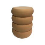 Βοηθητικό τραπέζι Venezia pakoworld MGO  terracotta Φ35x46εκ - Image 2