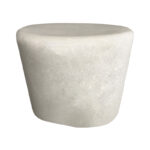 Τραπέζι σαλονιού Fedris pakoworld mdf λευκό Φ60x45εκ - Image 2
