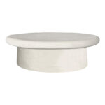 Τραπέζι σαλονιού Herona pakoworld mdf λευκό 100x60x32εκ - Image 2