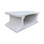 Τραπέζι σαλονιού Nafel pakoworld mdf λευκό 120x60x45εκ - Image 2