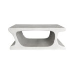 Τραπέζι σαλονιού Nafel pakoworld mdf λευκό 120x60x45εκ - Image 3