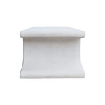 Τραπέζι σαλονιού Nafel pakoworld mdf λευκό 120x60x45εκ - Image 4