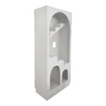 Βιβλιοθήκη-ραφιέρα Boolten pakoworld mdf λευκό 80x38x190εκ - Image 2