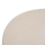 Τραπέζι Cocedo pakoworld MGO κρέμ Φ120x76εκ - Image 3