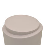 Βοηθητικό τραπέζι Fortox pakoworld MGO cappuccino Φ40x49.5εκ - Image 3
