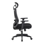 Καρέκλα γραφείου διευθυντή Magida pakoworld mesh μαύρο 58.5x66x115-125εκ - Image 4