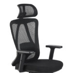 Καρέκλα γραφείου διευθυντή Magida pakoworld mesh μαύρο 58.5x66x115-125εκ - Image 6