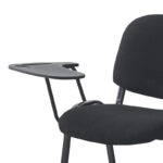 Καρέκλα συνεδρίου με αναλόγιο Lector pakoworld μαύρο 54x54x78εκ - Image 6