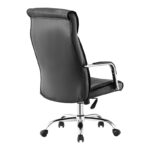 Καρέκλα γραφείου διευθυντή Biani pakoworld pu μαύρο 56x70x107-115εκ - Image 3