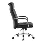 Καρέκλα γραφείου διευθυντή Biani pakoworld pu μαύρο 56x70x107-115εκ - Image 4