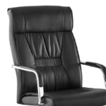 Καρέκλα γραφείου διευθυντή Biani pakoworld pu μαύρο 56x70x107-115εκ - Image 6