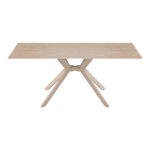 Τραπέζι Olven pakoworld sintered stone σε όψη τραβερτίνας 180x90x75εκ - Image 3