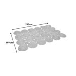 Χαλί Nelando pakoworld γιούτα σε φυσική απόχρωση 235x165εκ - Image 2