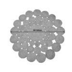 Χαλί Menara pakoworld γιούτα σε φυσική απόχρωση Φ150εκ - Image 2